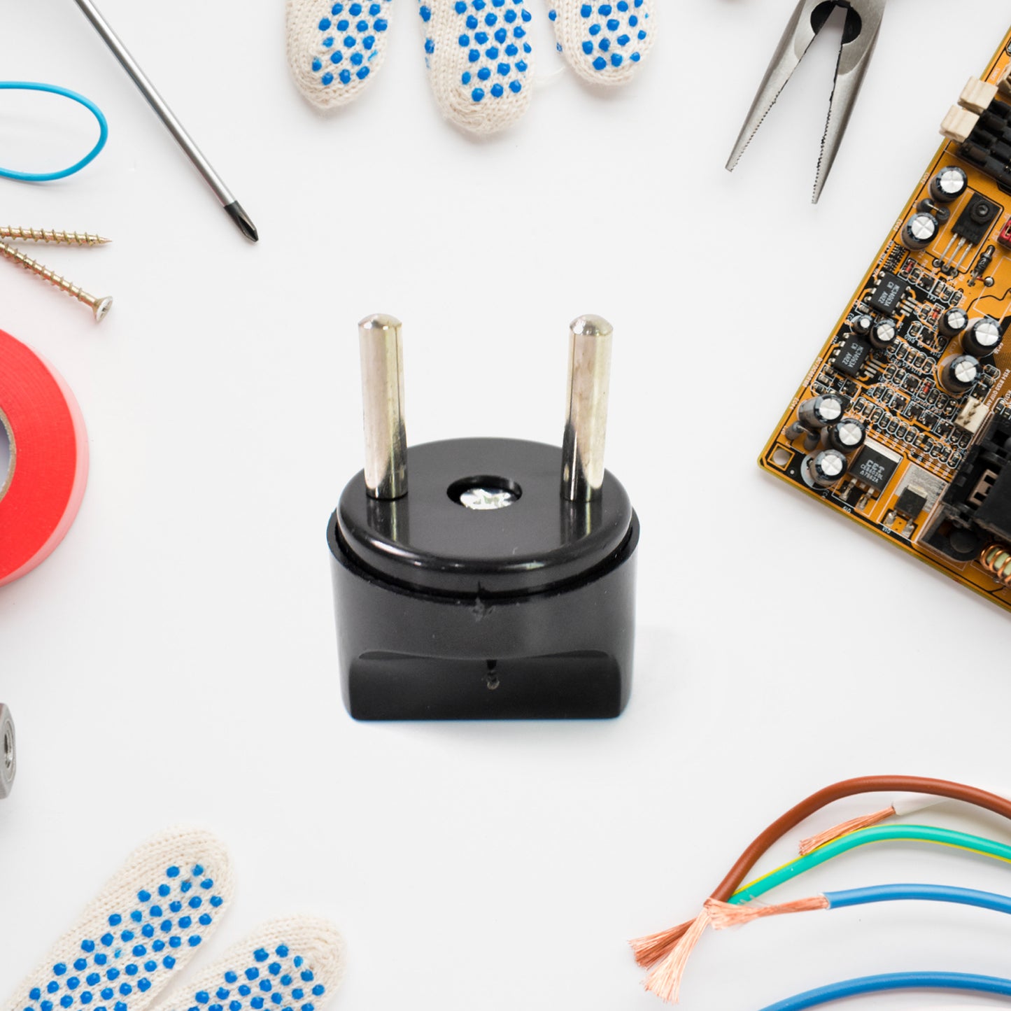 2 Pin Plug Converter Plug Adapter (1 Pc ) - Happy Price - Image 3