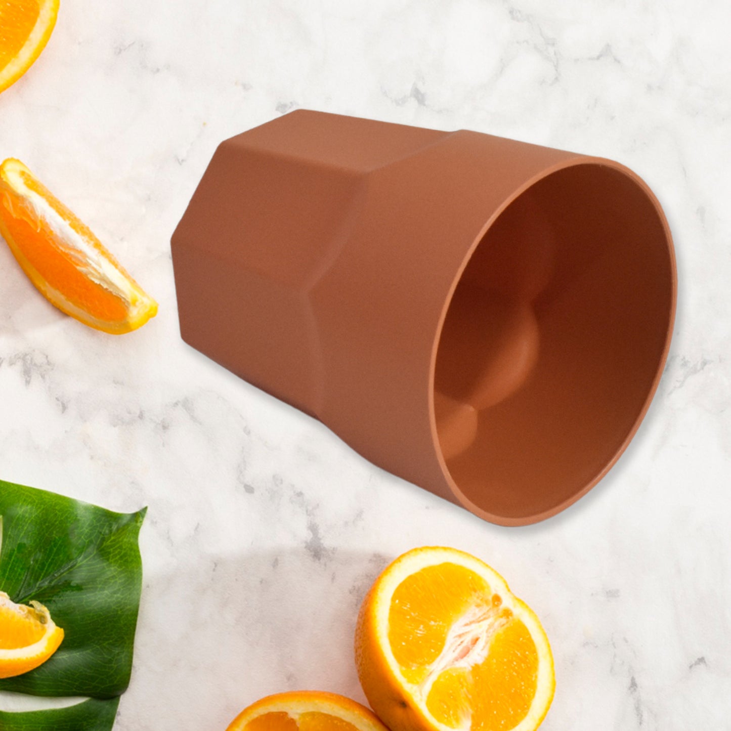 Plastic Tumblers Lightweight Cups  Glass Reusable Serving Drinking Cups (1 Pc) - Happy Price - Image 3