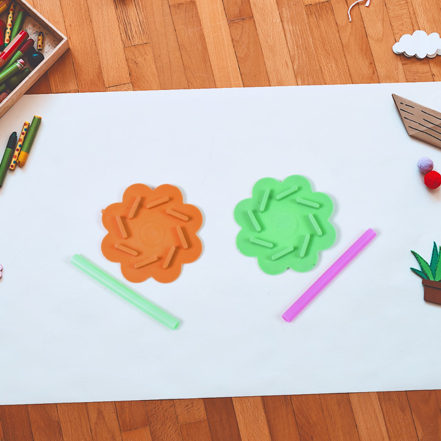 Small Magic Air Spinner Plastic Promotional Spinning Toys (1 Pc) - Happy Price - Image 3