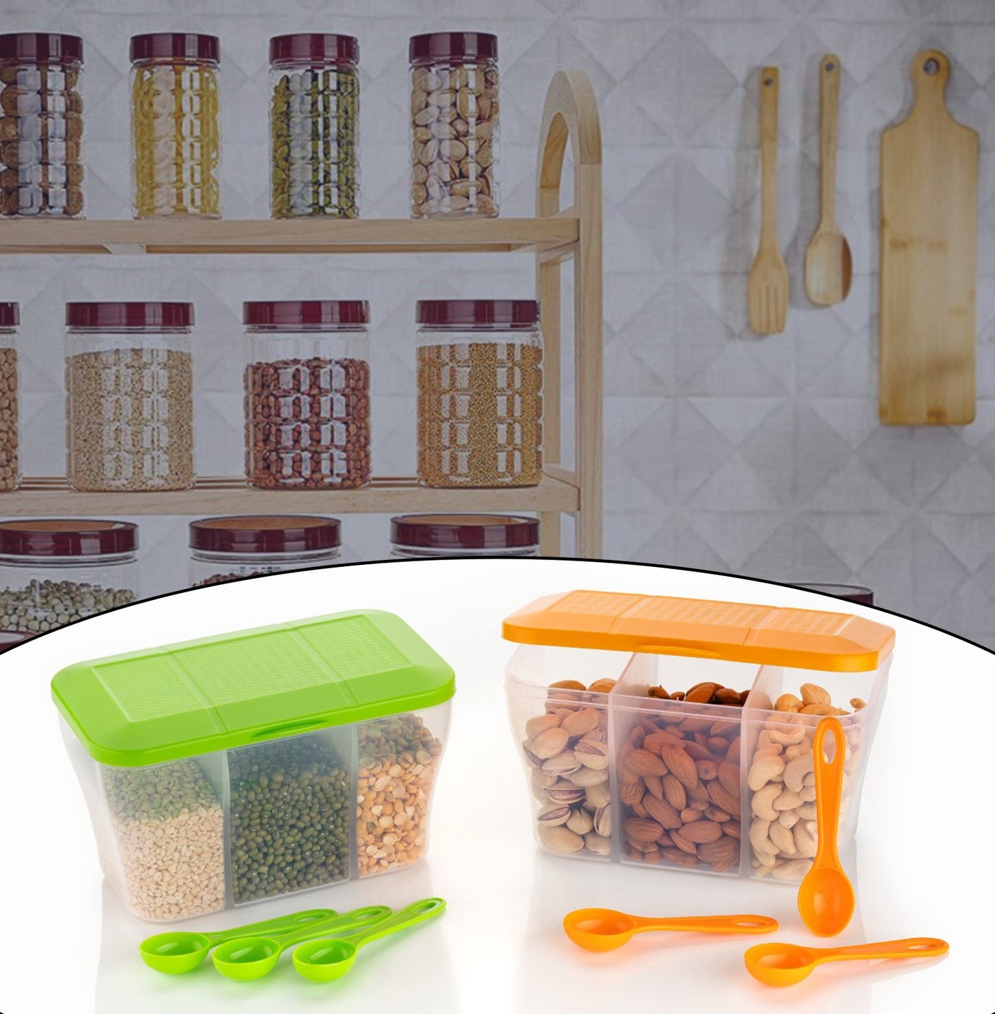 Plastic Square Storage Organiser Container (750ml Capacity) - Happy Price - Image 5