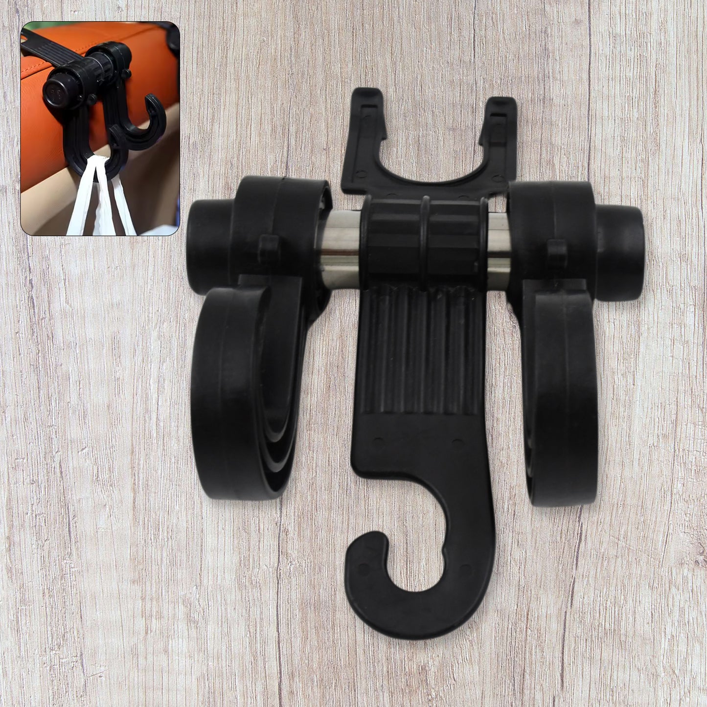 Car Hooks Vehicle Back Seat Hidden Headrest Hanger (1 Pc) - Happy Price - Image 2