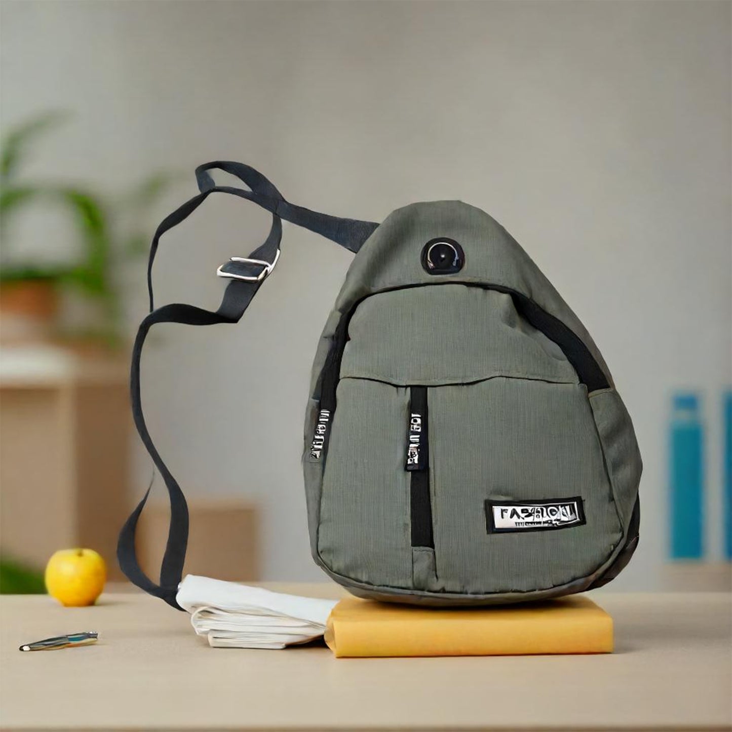 Waterproof Anti Theft Cross-body Fanny Pack Waist Bag Shoulder Bags Chest Men Casual Fashion Usb Charging Earphone Hook Sling Travel Bag (1 Pc) - Happy Price - Image 4