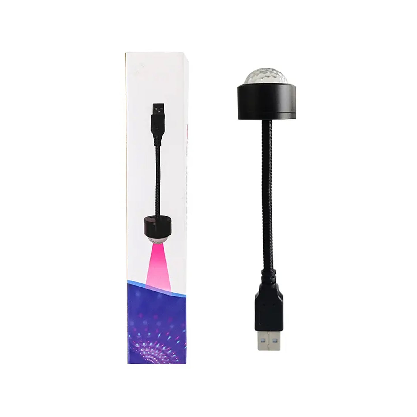 Usb Star Night Light Projector And Mini Disco Ball Light Adjustable Auto Roof Interior Car Ceiling Lights Flexible Atmosphere Strobe Light Decorations For Bedroom Car Party Ceiling - Happy Price - Image 6