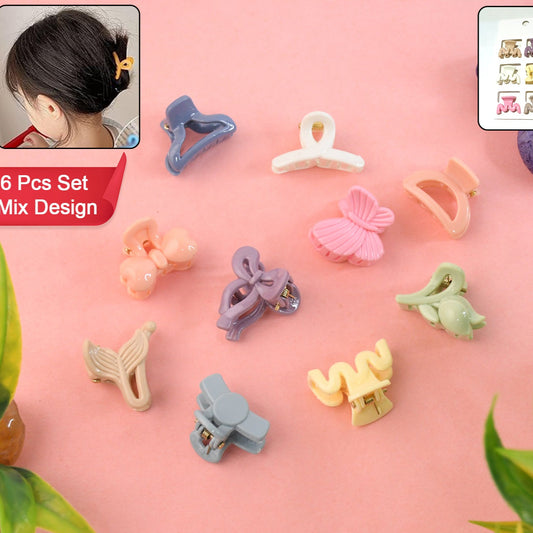 Hair Clips For Girls Kids Hair Accessories (6 Pcs Set) - Happy Price - Image 1