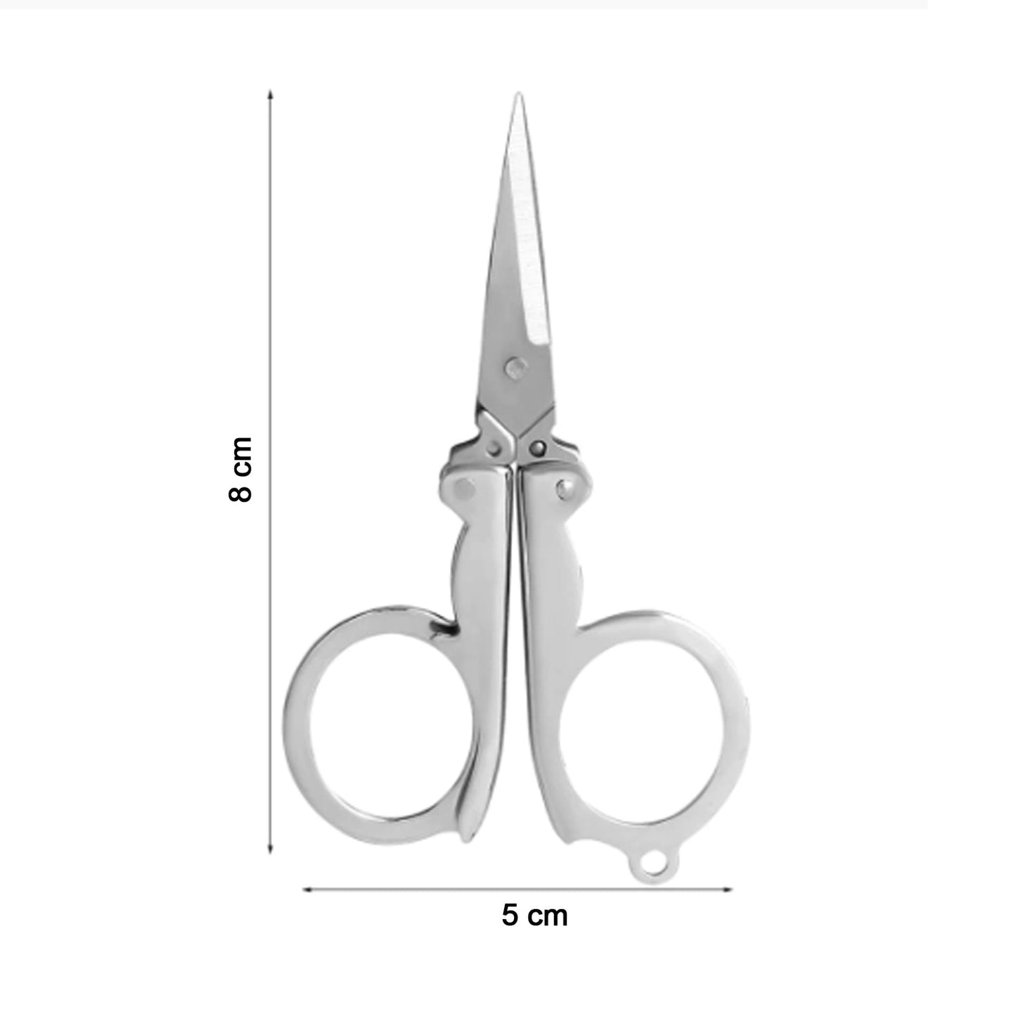 Folding Scissor 3.5inch Used In Crafting And Cutting Purposes For Childrens And Adults. - Happy Price - Image 3