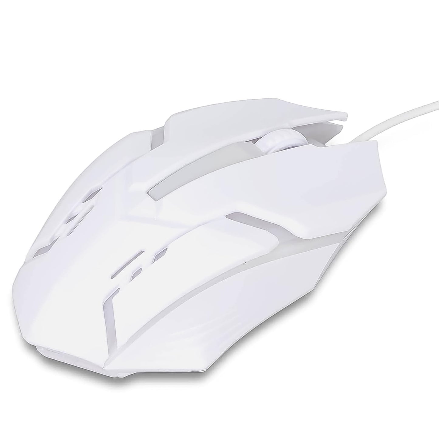 Usb Wired Mouse Gaming Mouse Colorful  Lighting Luminous  (1 Pc  Wihte) - Happy Price - Image 5