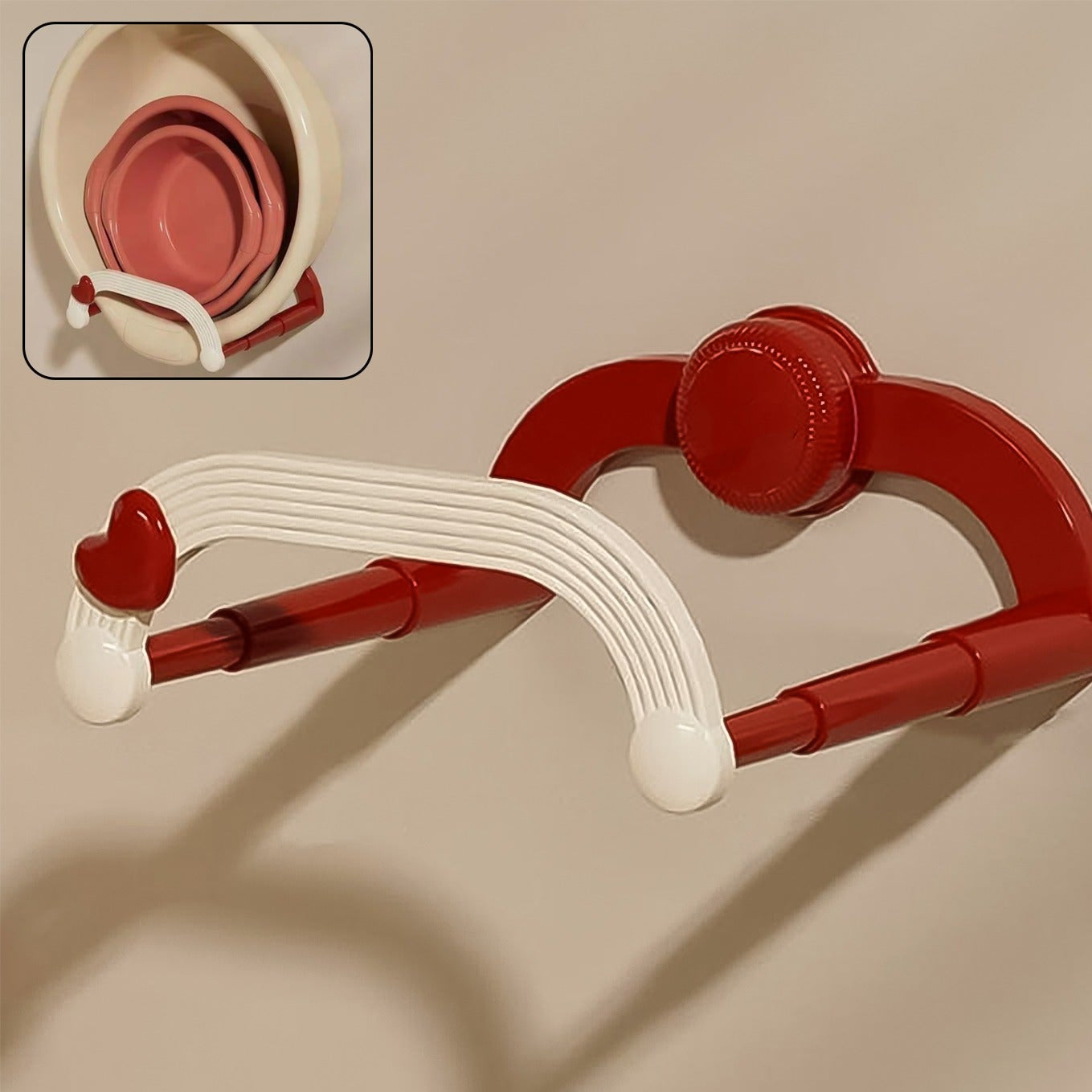 Floating Suction Cup Washbasin Holder Hook - Happy Price - Image 1