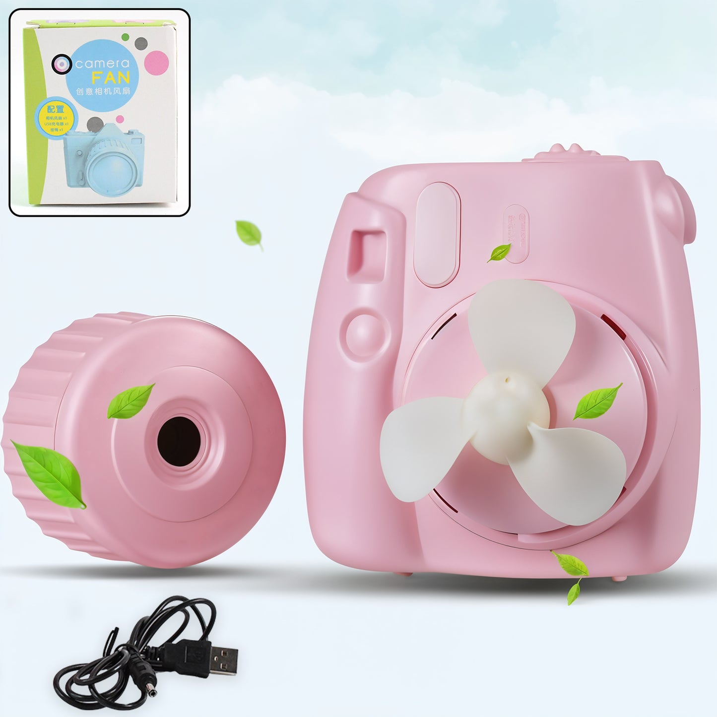 Usb Mini Camera-shaped Fan (1 Pc) - Happy Price - Image 2