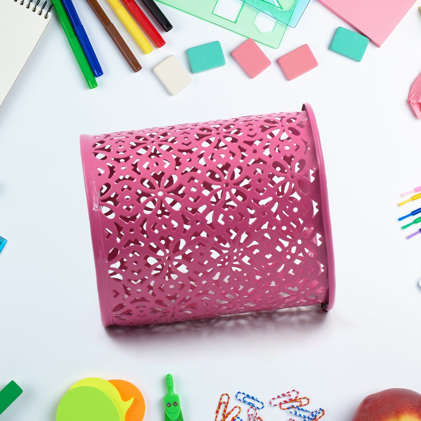 Pen Holder Office Desk Metal Mesh Pen Stand (1 Pc) - Happy Price - Image 5