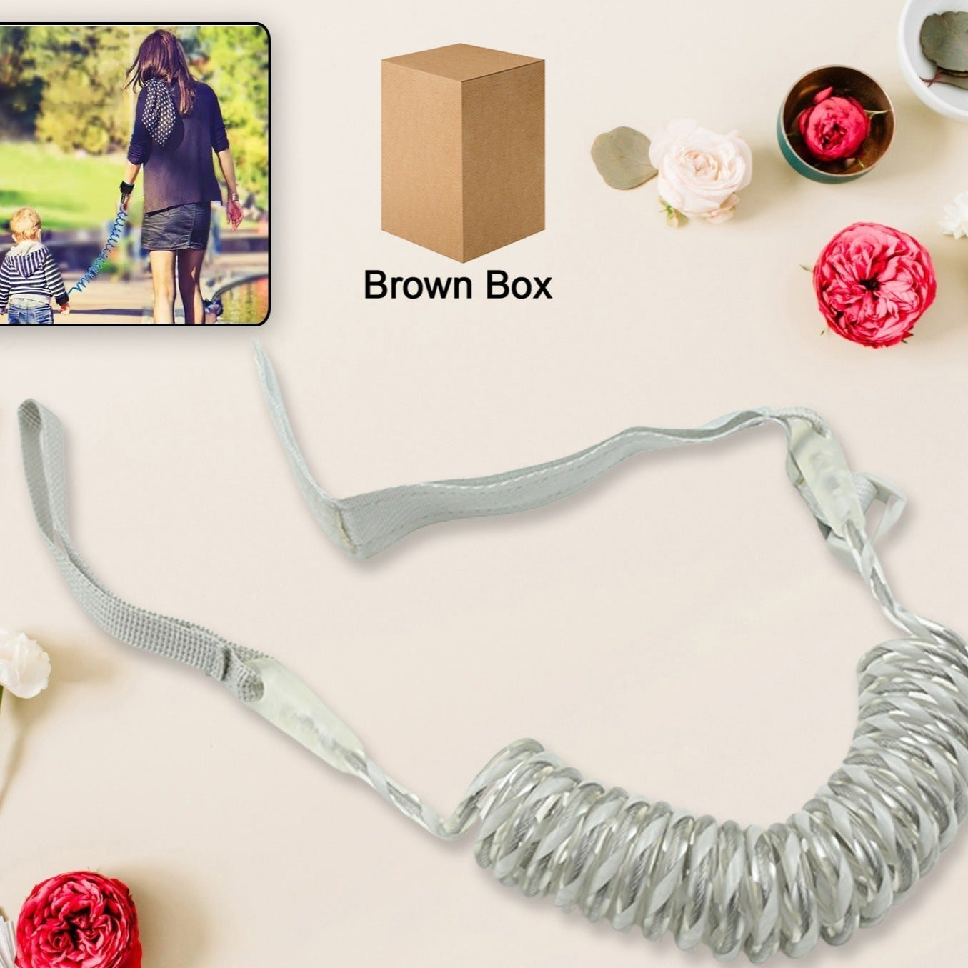 Baby Child Anti Lost Safety Wrist Link Harness Strap Rope Leash Walking Hand Belt For Toddlers Kids - Happy Price - Image 1