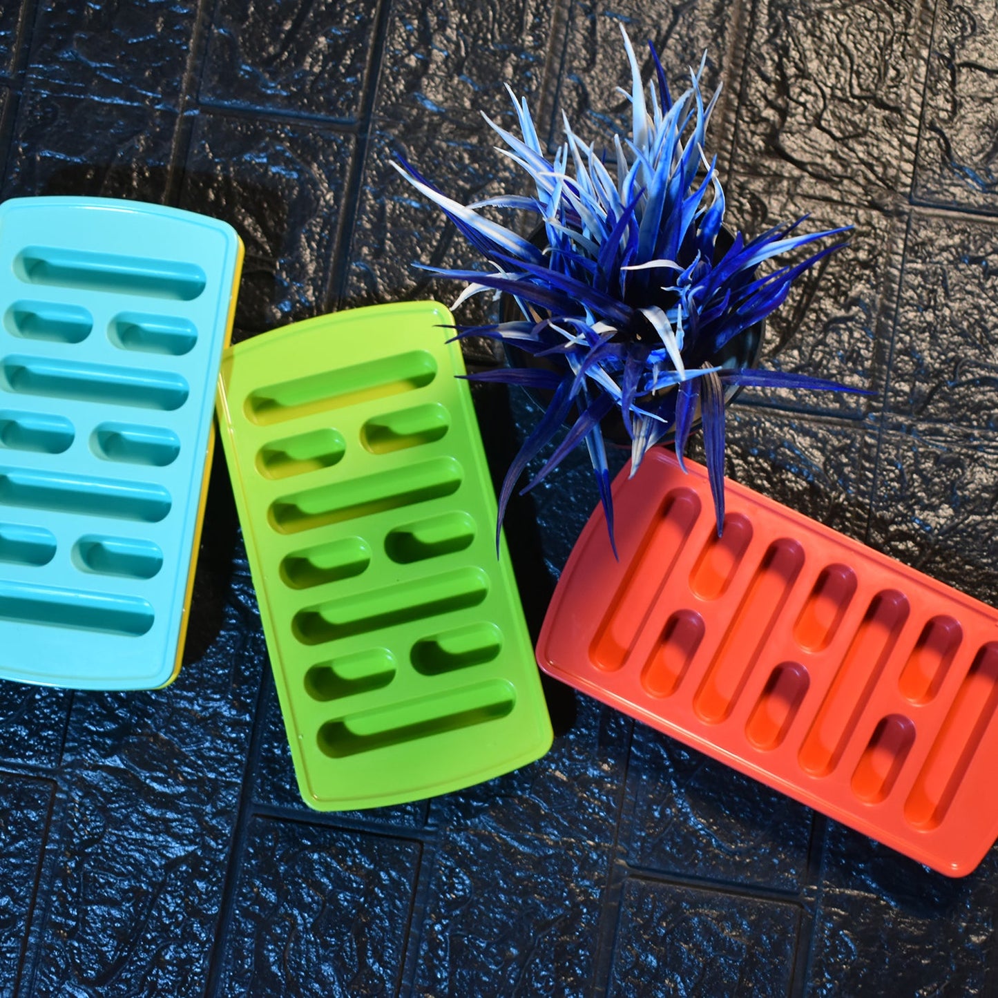 4 Pc Fancy Ice Tray Used Widely In All Kinds Of Household Places While Making Ices And All Purposes. - Happy Price - Image 7