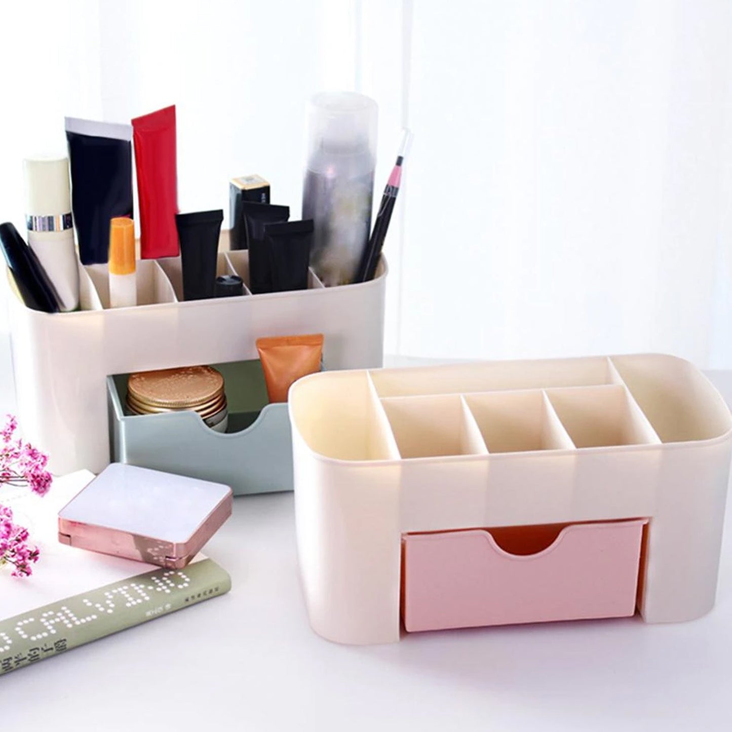 Makeup Cutlery Box Used For Storing Makeup Equipments And Kits Used By Womens And Ladies. - Happy Price - Image 3