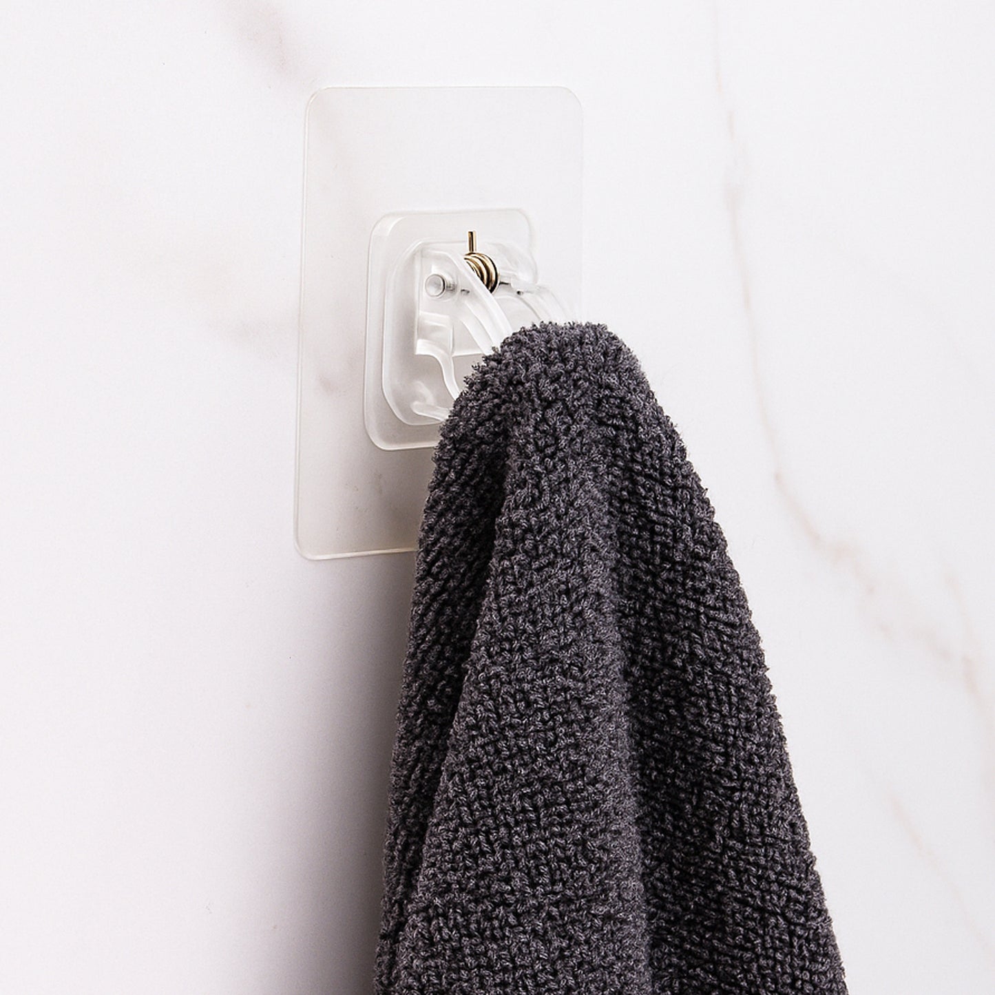 Self-adhesive Transparent Wall Hook Holder Clip (1 Pc) - Happy Price - Image 7