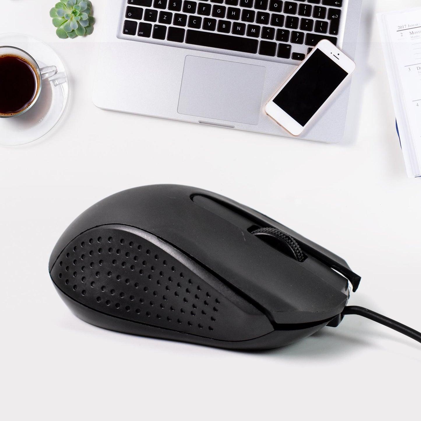 Computer  Laptop Wired Optical Mouse M-022 (1 Pc) - Happy Price - Image 3