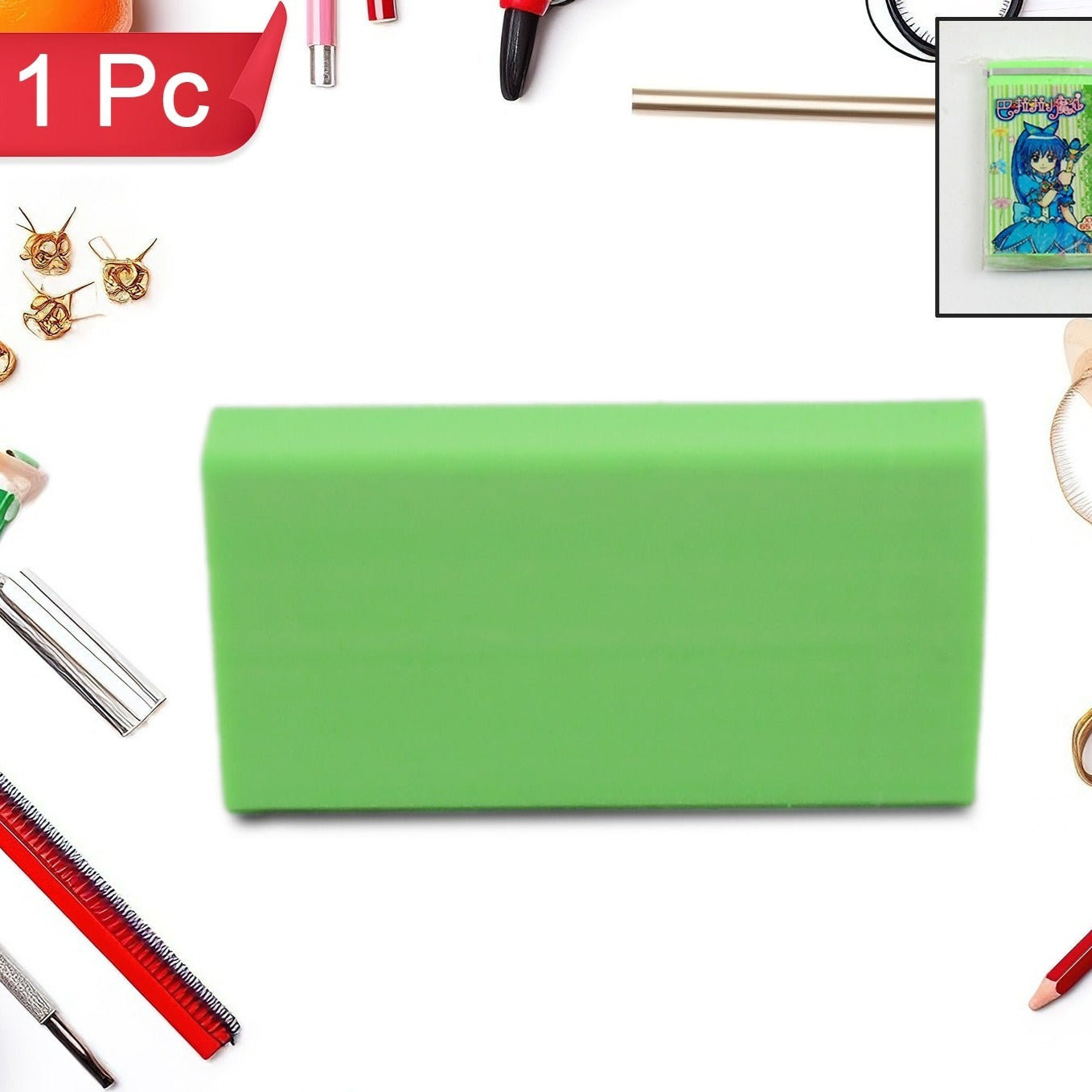 Fancy Stylish Eraser (1 Pc Mix Design) - Happy Price - Image 1