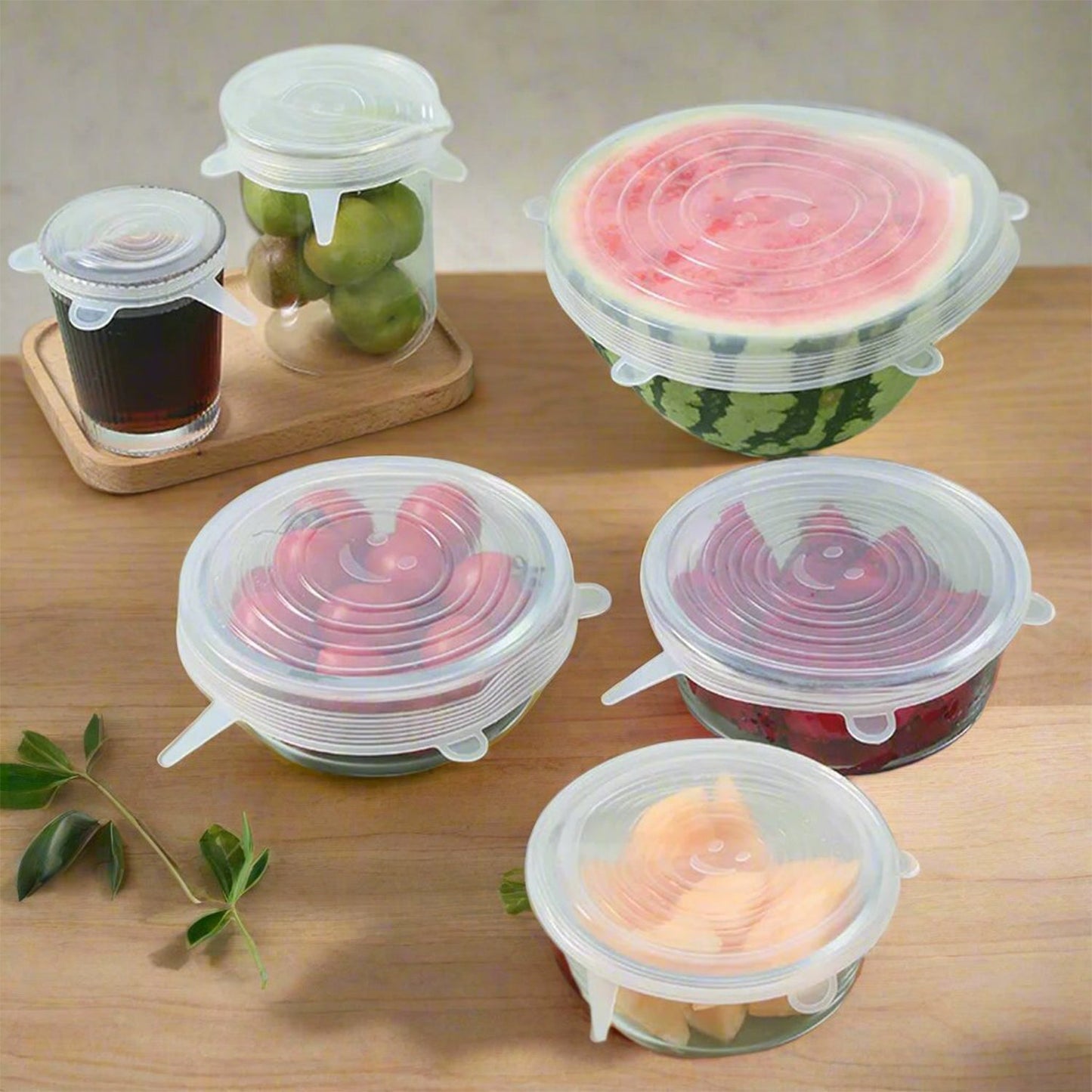 Silicone Food Cover Stretch Lids (6 Pcs Set  62 Gm) - Happy Price - Image 2
