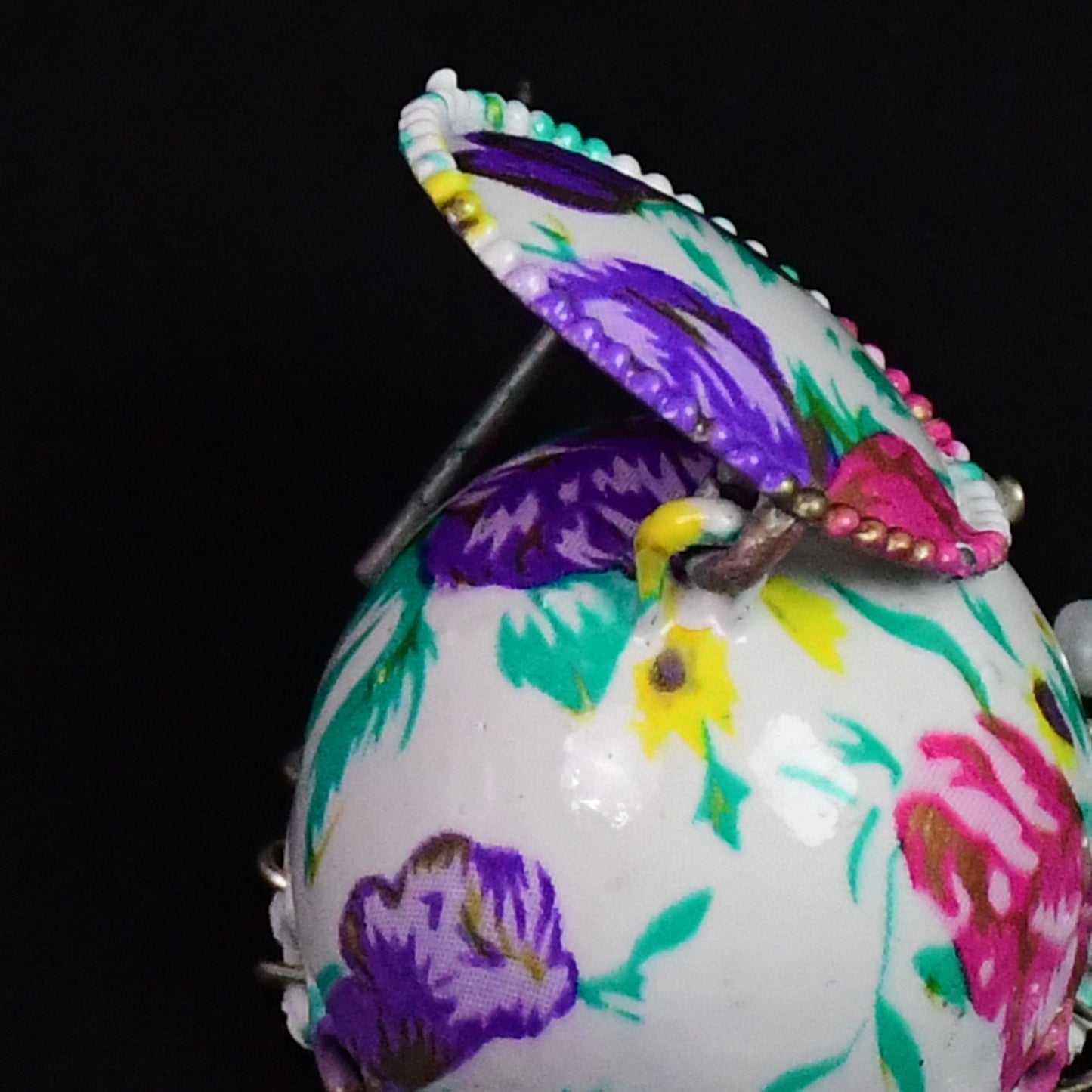 Jhumka Earrings  Buti For Women  Girls (1 Pair  Mix Color  Design) - Happy Price - Image 4