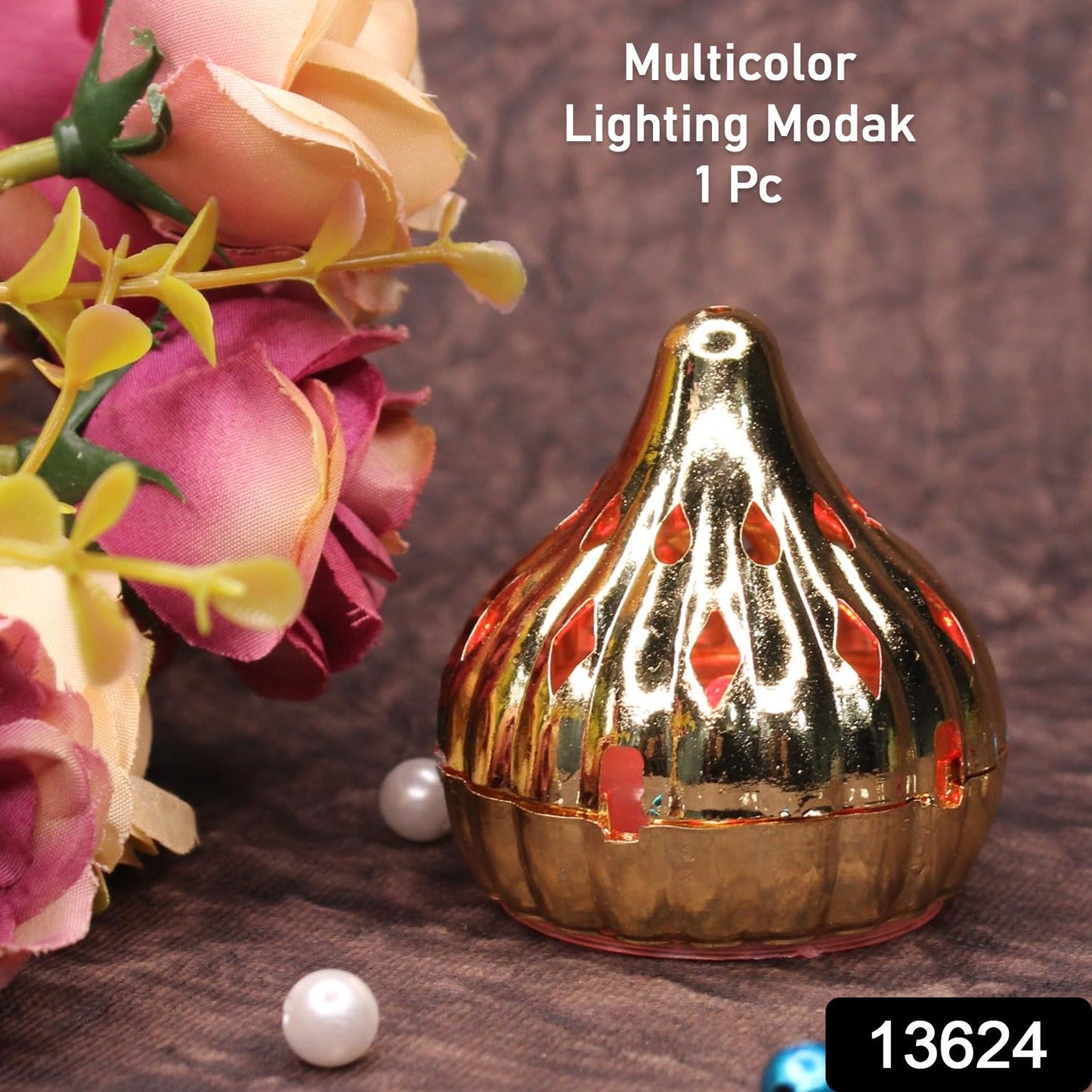 Multicolor Modak Shaped Color Changing Led Light (1 Pc) - Happy Price - Image 2