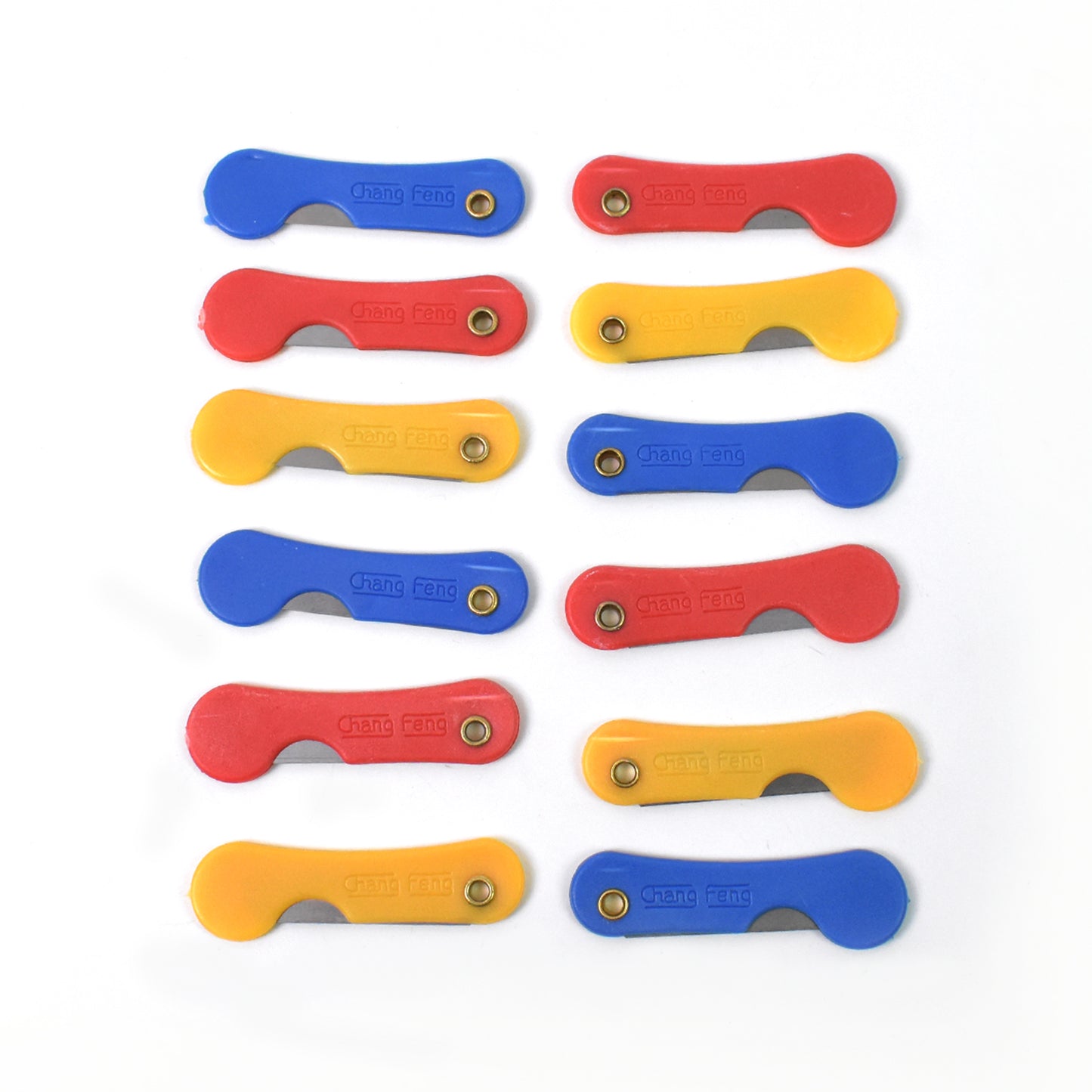 Multicolour Mini Paper Cutter Knife Pencil Knife (Pack Of 12) - Happy Price - Image 4