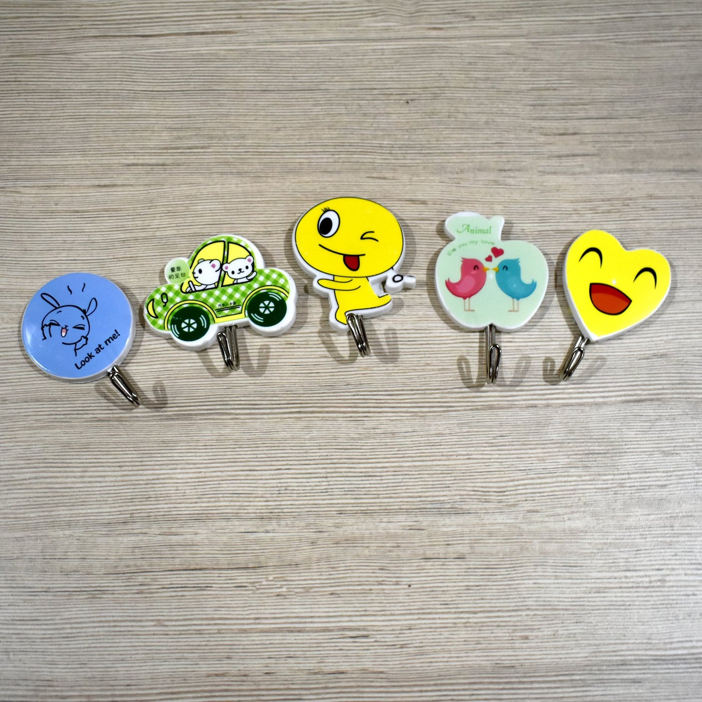 4728 Plastic Self-adhesive Kitchen 3pc Hooks - Happy Price - Image 6
