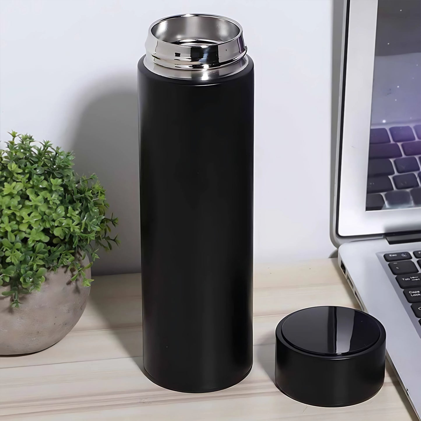 Black Vacuum Insulated Water Bottle (1 Pc  500ml) - Happy Price - Image 5