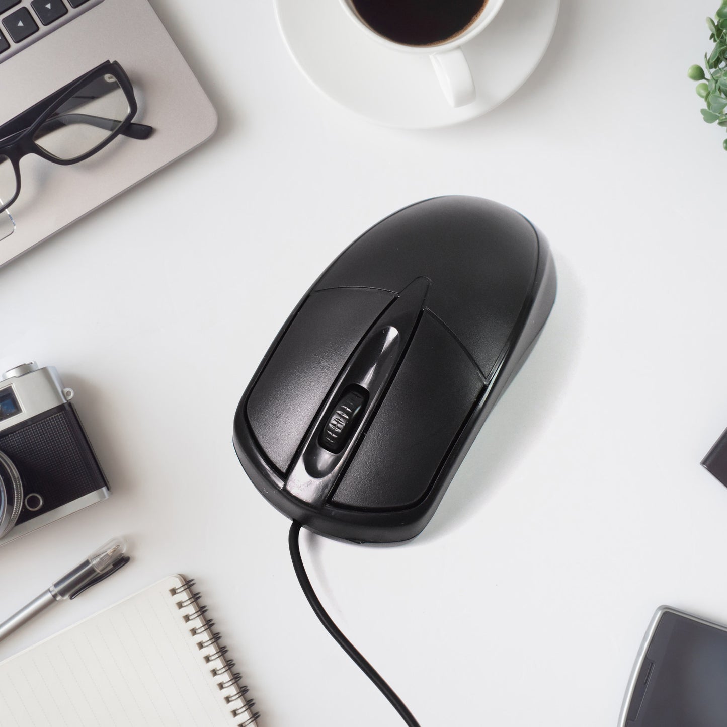 Computer  Laptop Wired Optical Mouse M- 045 (1 Pc) - Happy Price - Image 4