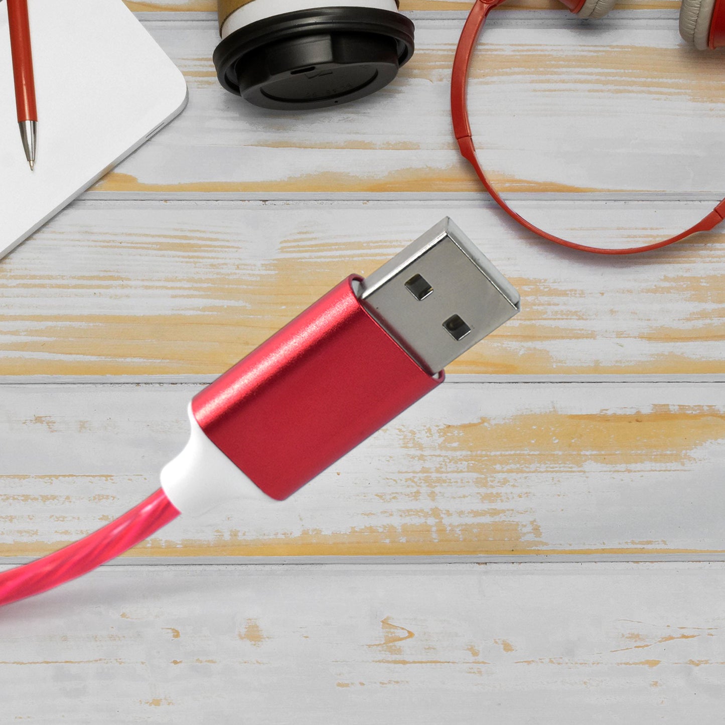 3 In 1 Charging Cable Light Up Fast Charger Lighting Cable - Happy Price - Image 3