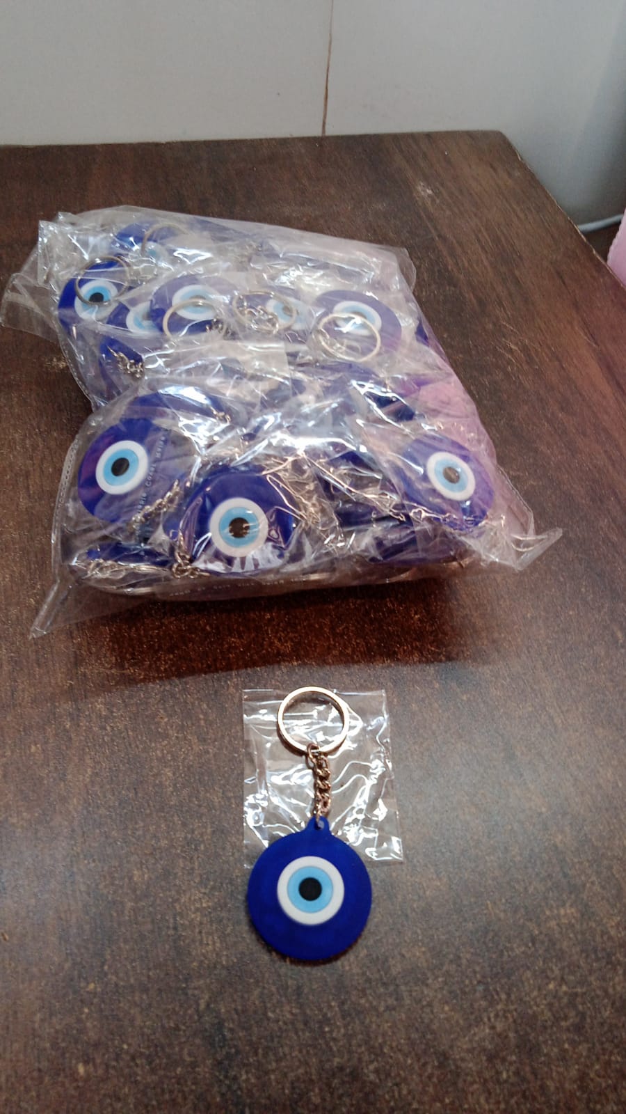Evil Eye Rubber  Silicone Keychain (1 Pc  Blue Color) - Happy Price - Image 7