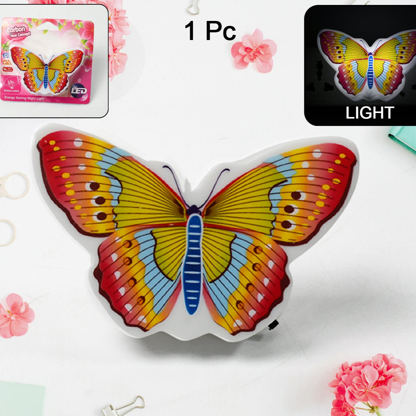 Night Light Comes With 3d Illusion Design Suitable For Drawing Room Lobby Energy-savinglight Led Decorative Night Light (1 Pc) - Happy Price - Image 1