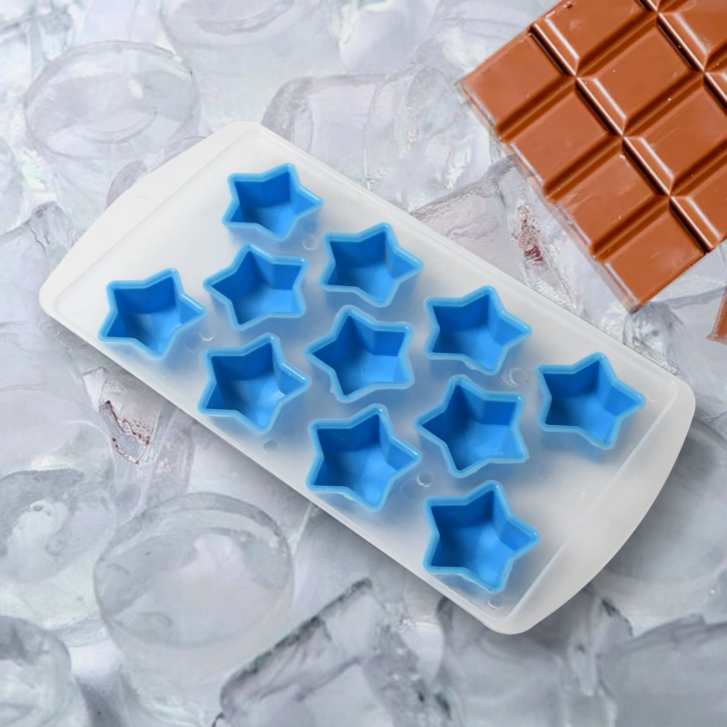 Silicone Mold Ice Cube Tray Creative Sweet Multi Type Ice Tray Buckets Ice Cube Trays Multi Fruit Shape Ice Tray (1 Pc) - Happy Price - Image 3