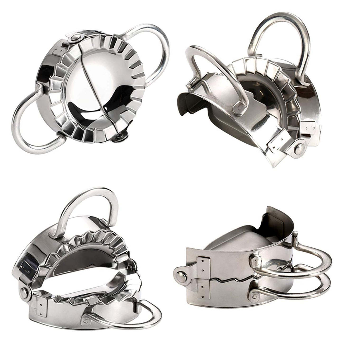 Stainless Steel Dumpling Maker Dough Cutter Pie Mold Tool. - Happy Price - Image 3