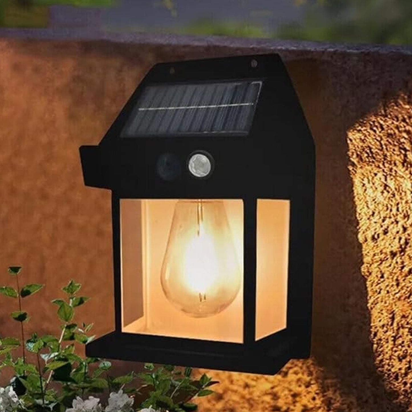 Solar Wall Lights  Lamp Outdoor Wireless Dusk To Dawn Porch Lights Fixture Solar Wall Lantern With 3 Modes  Motion Sensor Waterproof Exterior Lighting With Clear Panel (1 Pc ) - Happy Price - Image 6