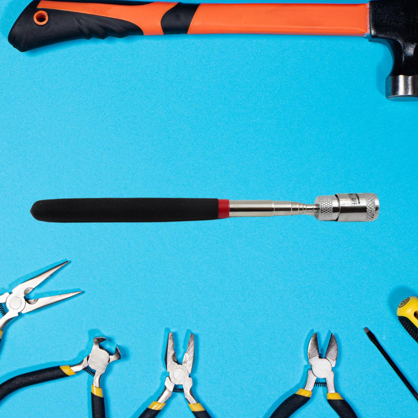 1 Pc Telescopic Pick Up Tool Magnetic Mini Led Magnet Tool - Happy Price - Image 3
