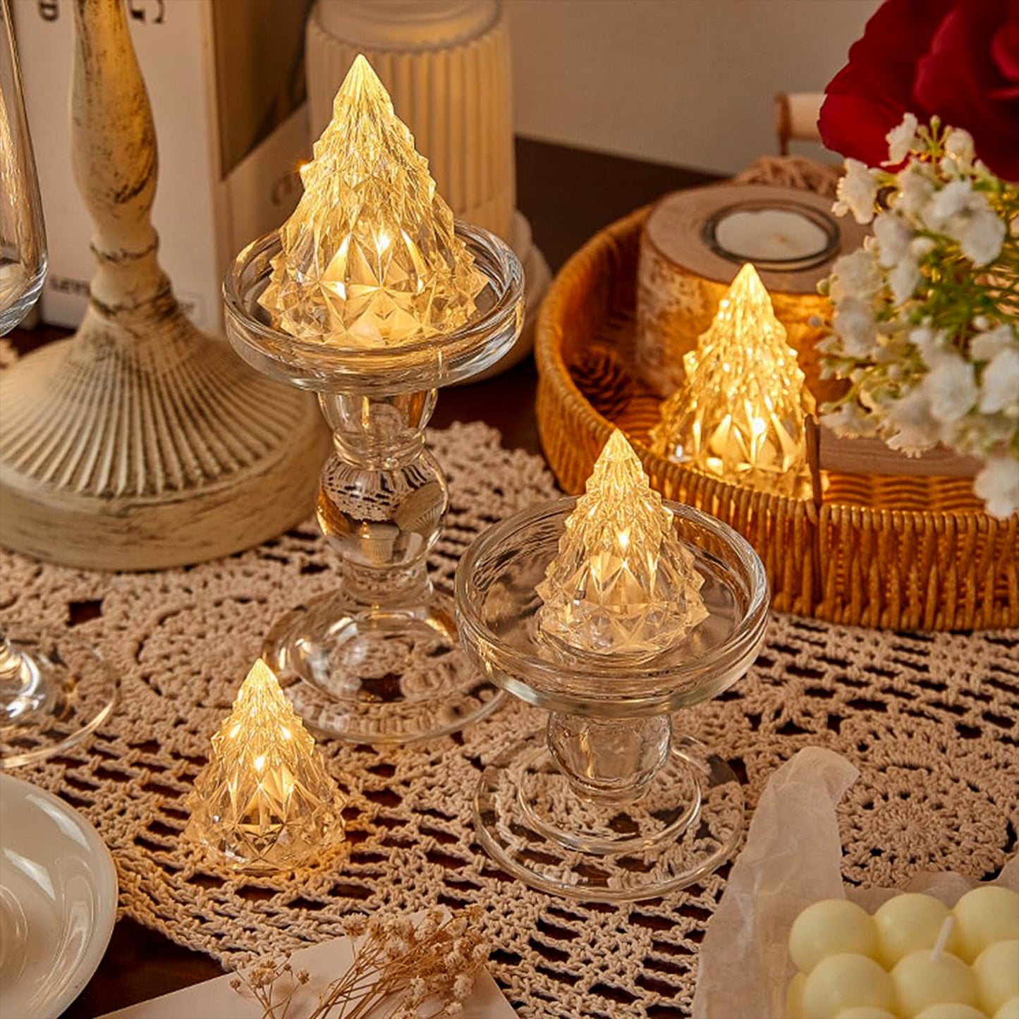 Iceberg  Pyramid Candlelight Tea Light (1 Pc) - Happy Price - Image 5
