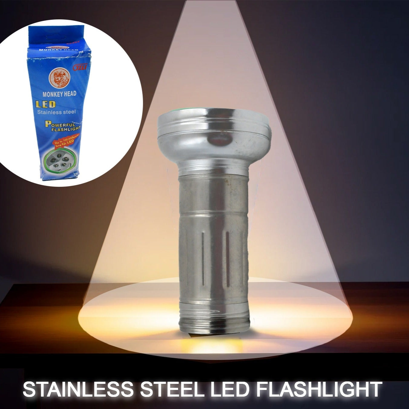 Nostalgic Flashlightflashlight Outdoor Portable Nostalgic Simple Iron Outdoor Old-fashioned Flashlight - Happy Price - Image 1