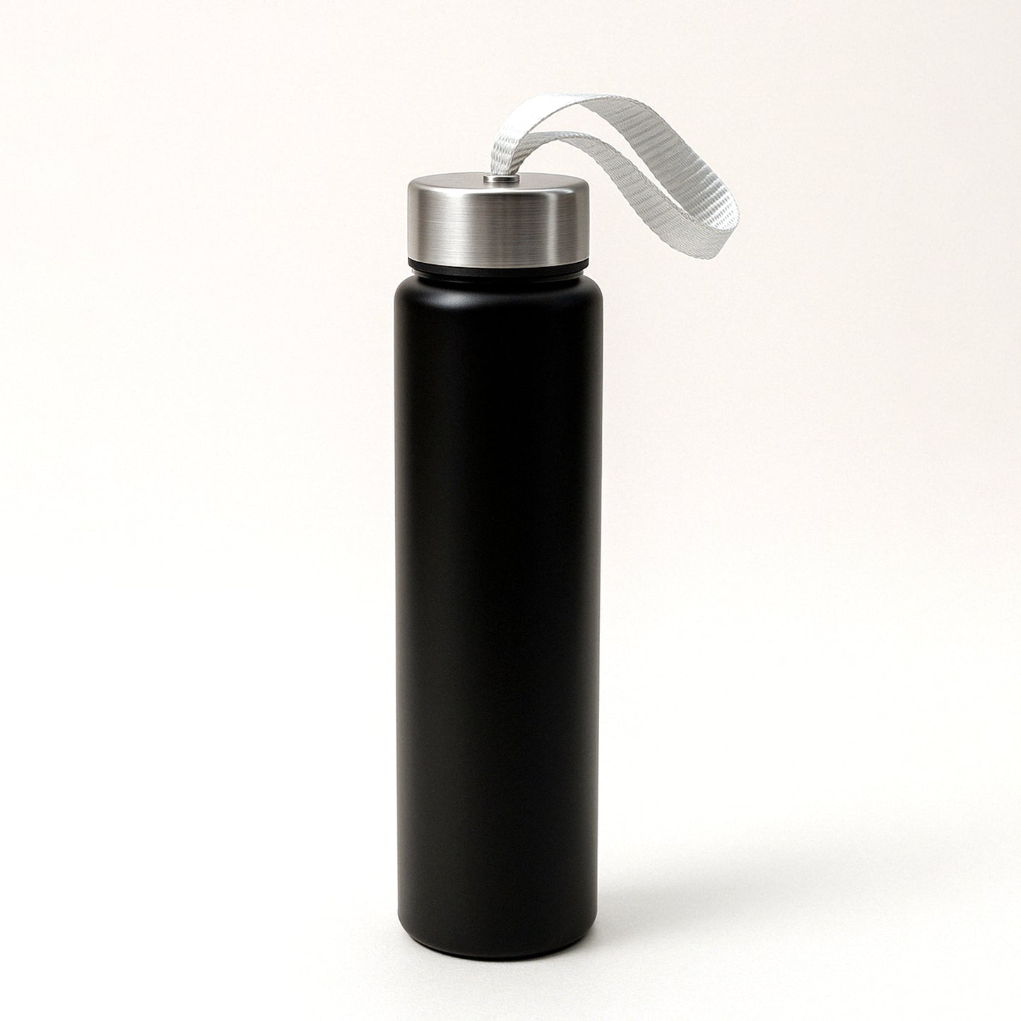 Portable Stainless Steel Water Bottle With Strap (Approx 250ml) - Happy Price - Image 2