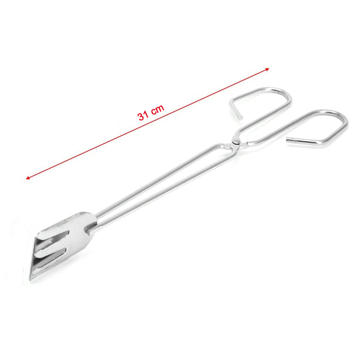31cm Multi Functional Metal Bbq Clip Tongs Clamp For Garbage Charcoal Serving Tools - Happy Price - Image 4