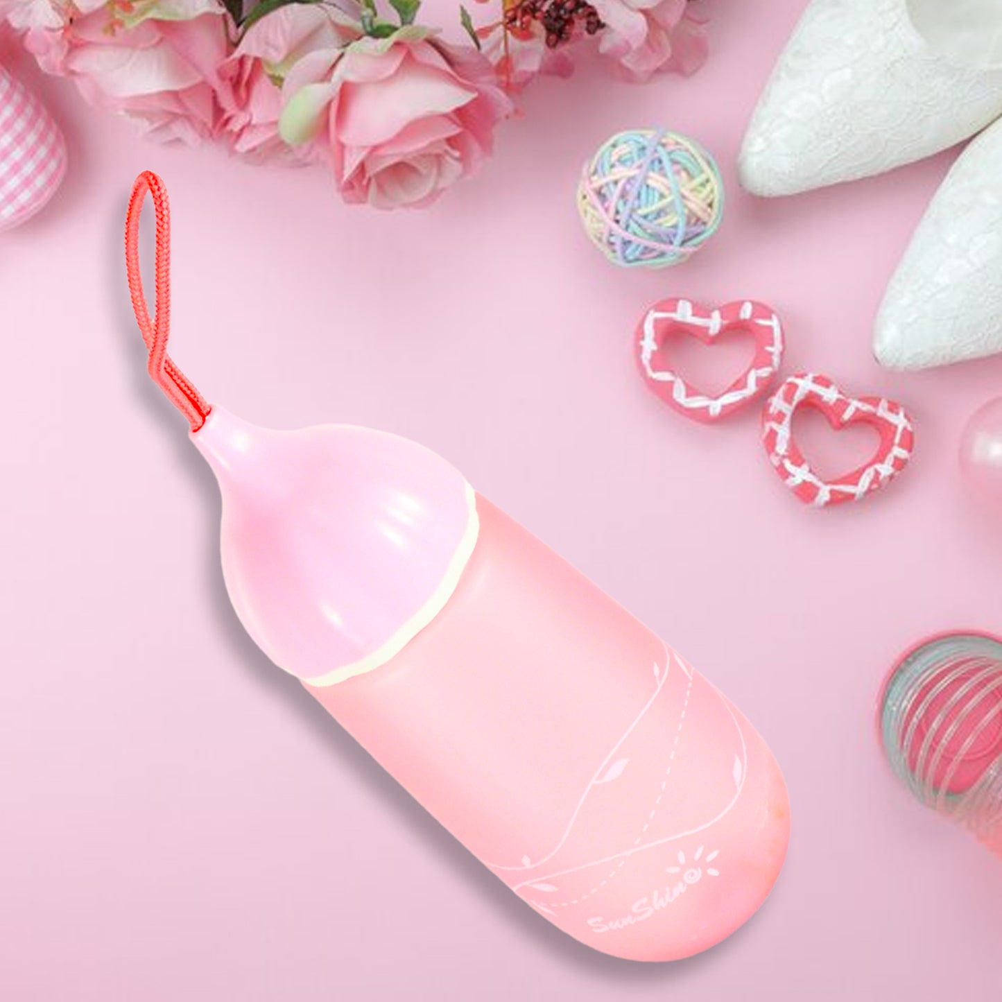 Unique Shape Premium Plastic Water Bottle With Dori Easy To Carry Leakproof Bpa-free Water Plastic Water Bottle For Children Home School (1 Pc  550 Ml) - Happy Price - Image 6