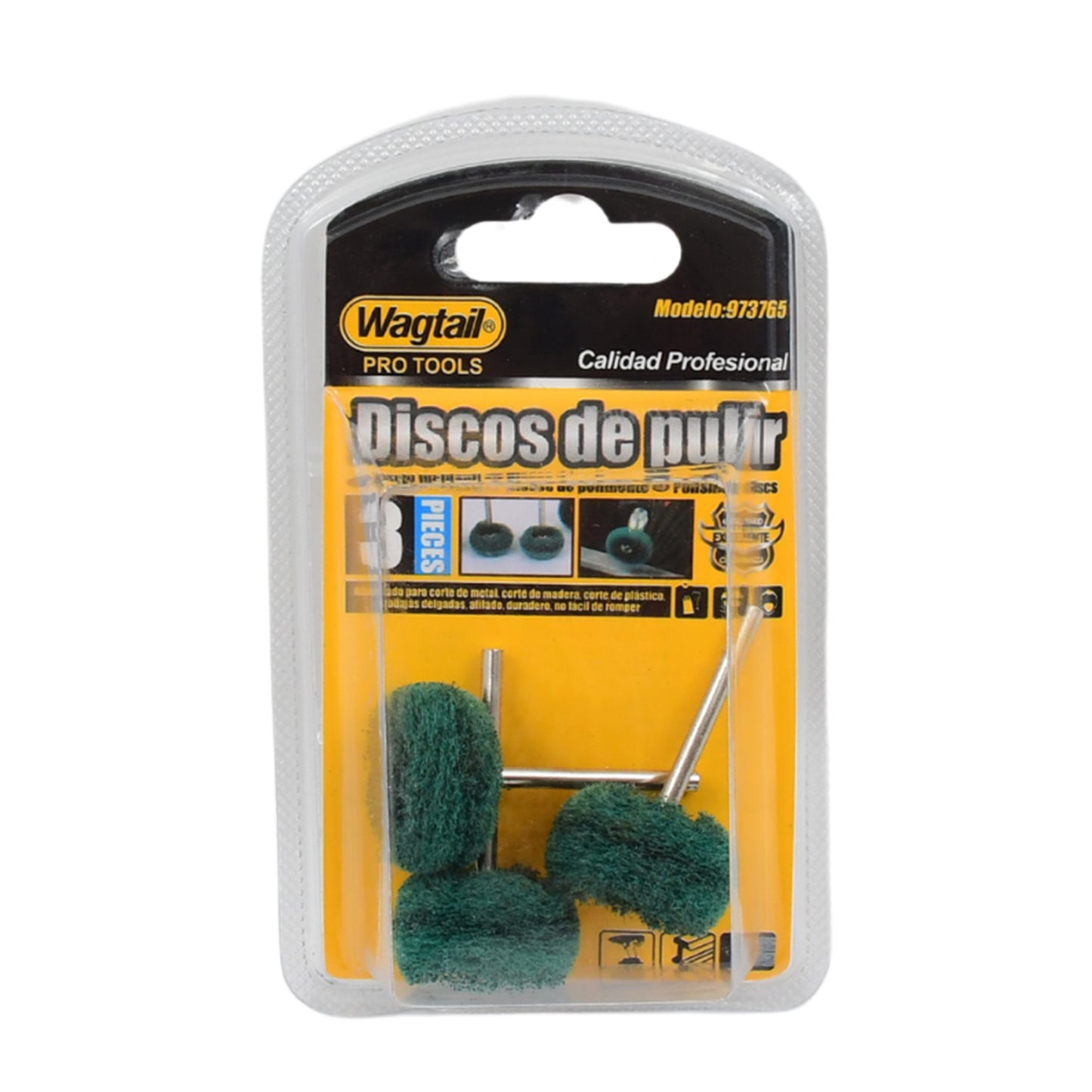 Abrasive Buffing Polishing Wheel Set (3 Pcs) - Happy Price - Image 4