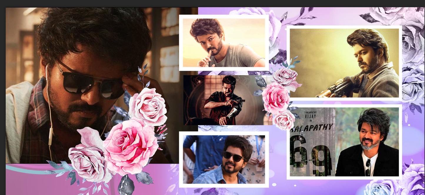 Star Aura Actor Collage Mug – Custom Photo Print Ceramic Mug (11oz)