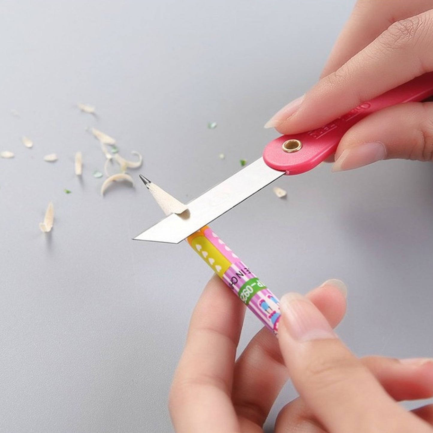 Multicolour Mini Paper Cutter Knife Pencil Knife (Pack Of 12) - Happy Price - Image 7