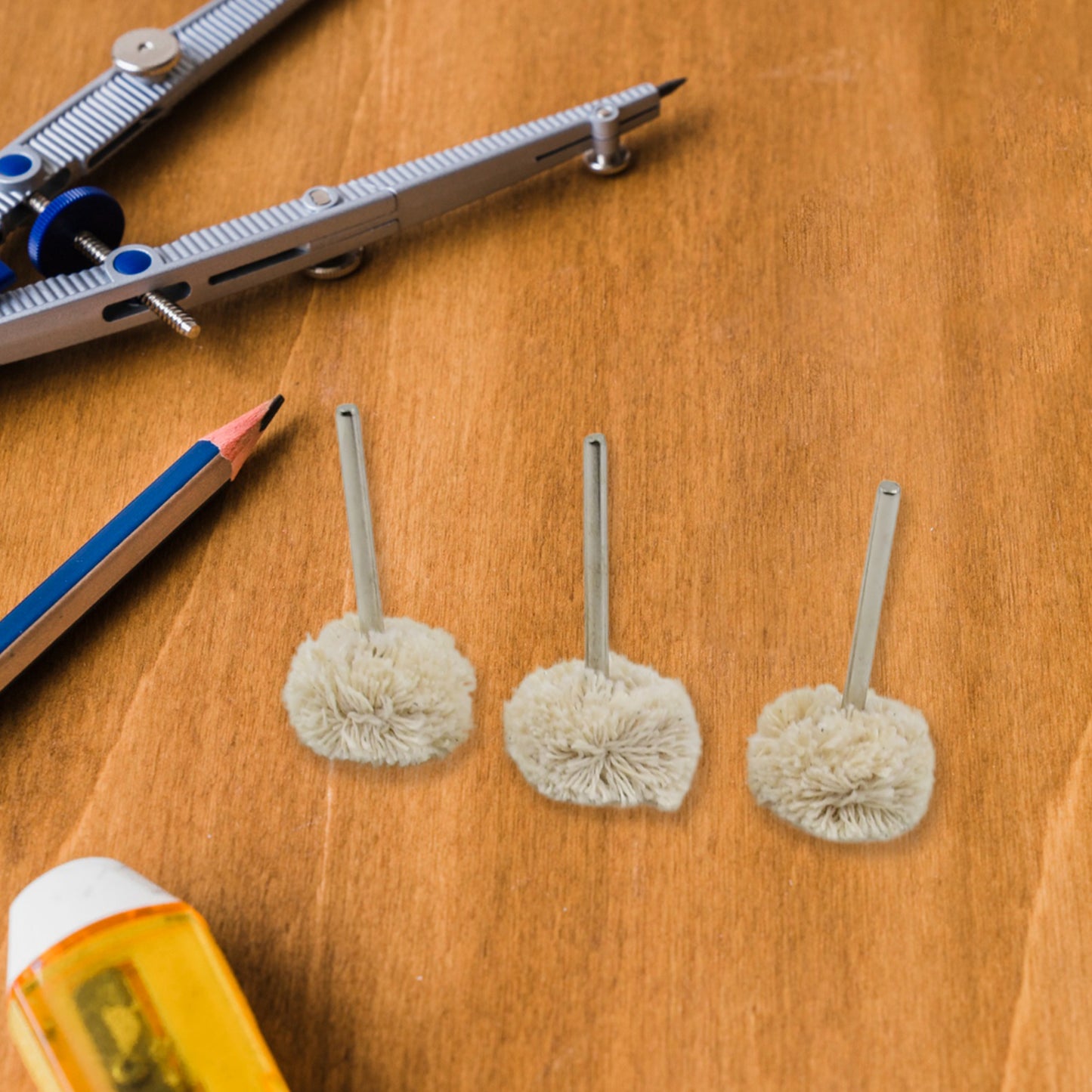 Cotton Polishing Buffing Wheel For Dremel Polishing Kit (3 Pc Set) - Happy Price - Image 2