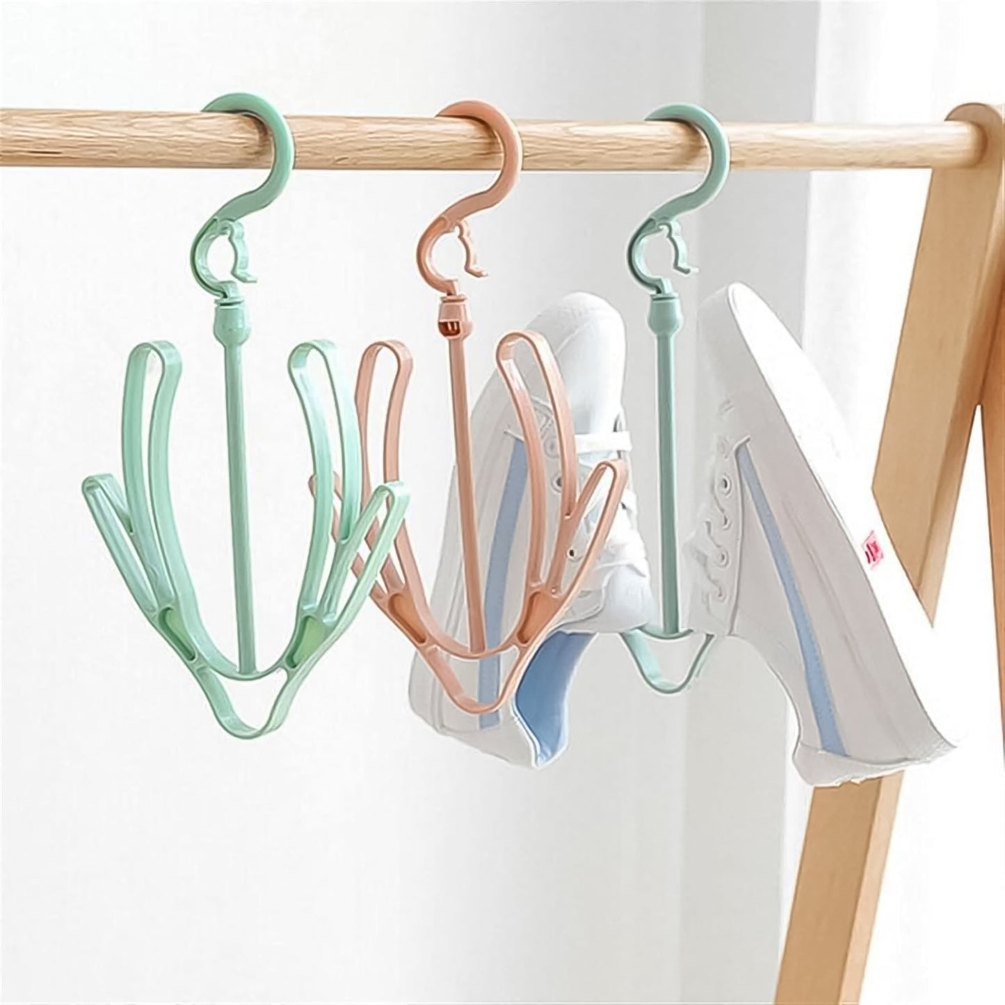 Small Shoes Drying Hanger Rotatable Shoe Hanging Racks (1pc) - Happy Price - Image 4