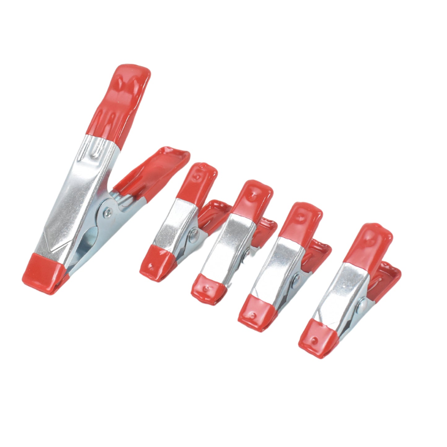 Metal Spring Clamps Heavy Duty Spring Metal Clips Clamp  (5 Pcs Set) - Happy Price - Image 4