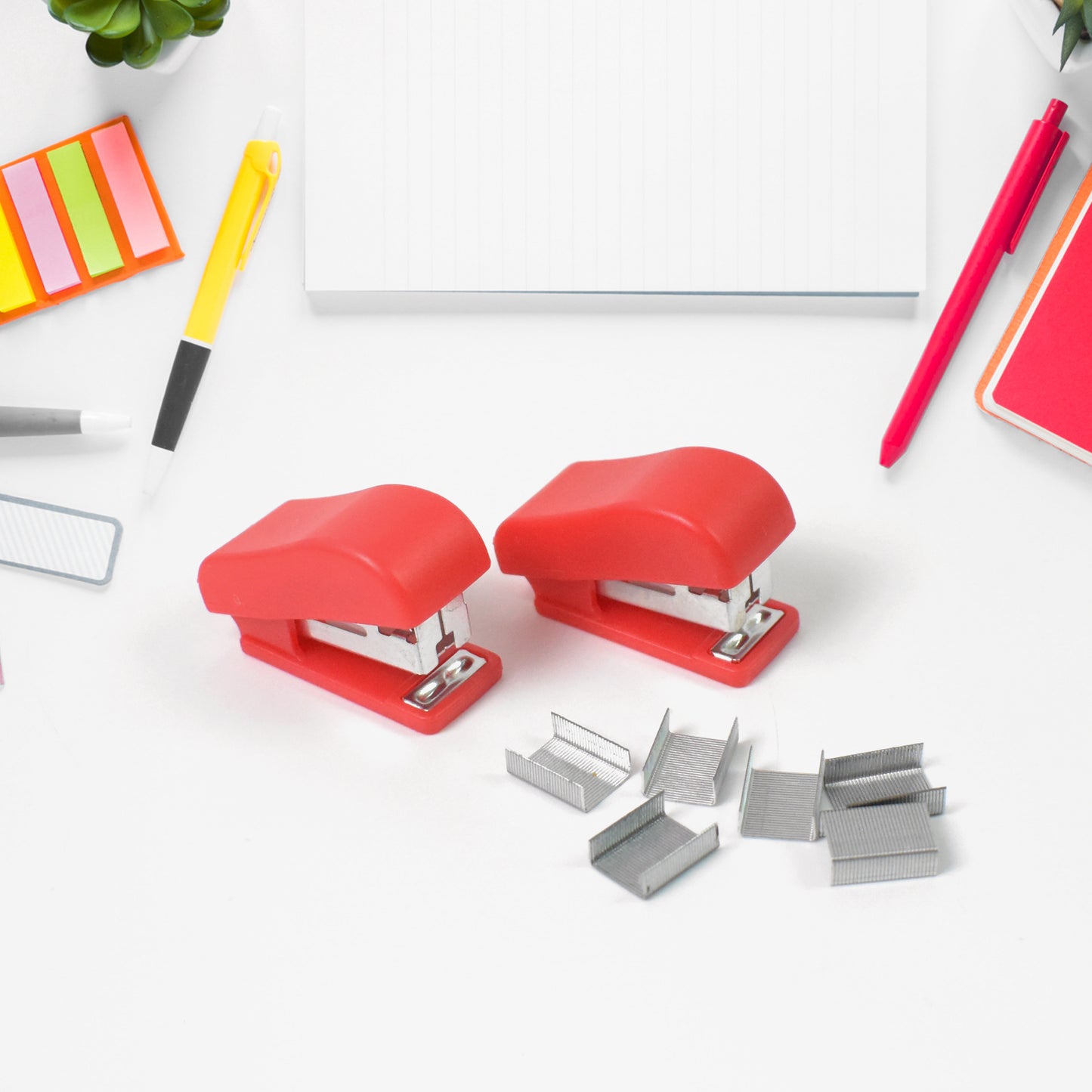 Mini Stapler With Staples  Pin Set (2 Pc) - Happy Price - Image 2