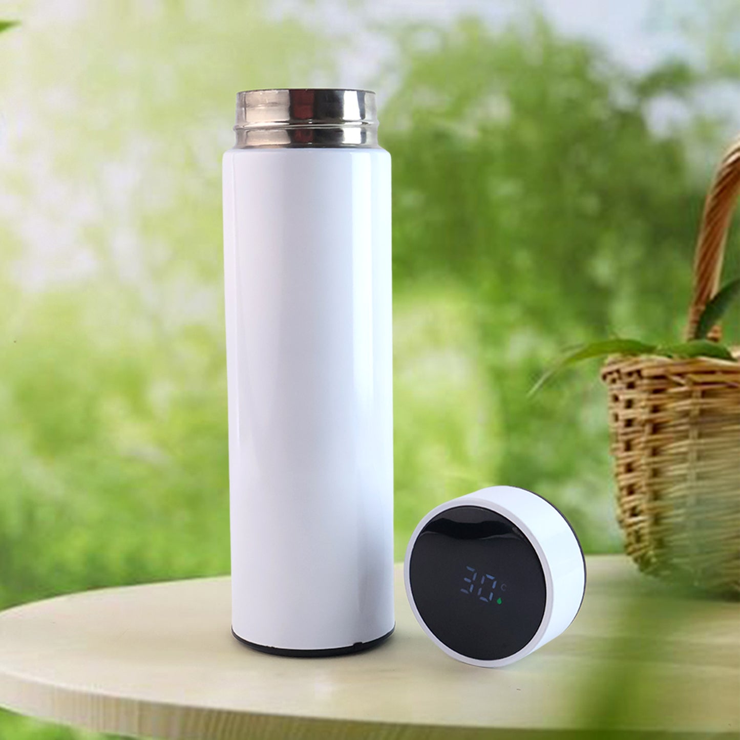 White Vacuum Insulated Water Bottle (1 Pc  500ml) - Happy Price - Image 6