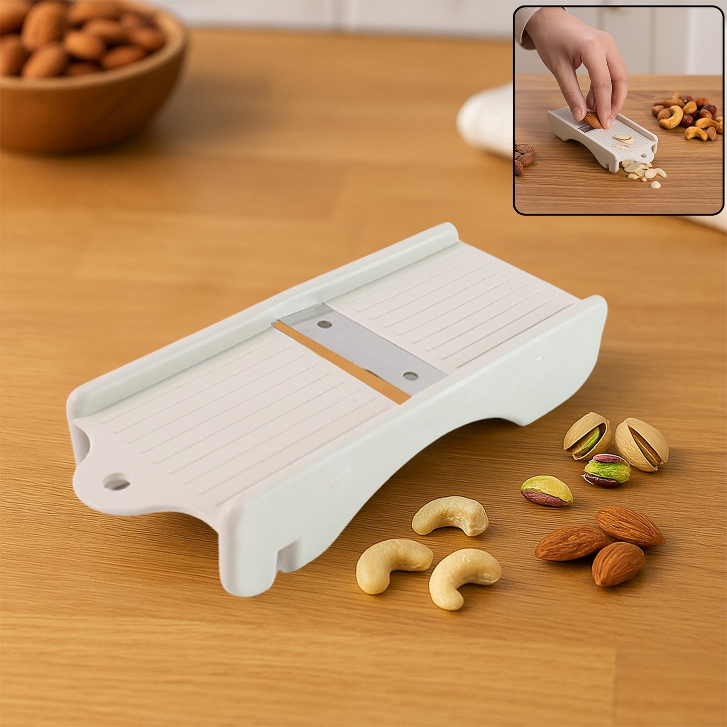 Liger Multipurpose Dry Fruit Slicer  Ginger (1 Pc) - Happy Price - Image 6