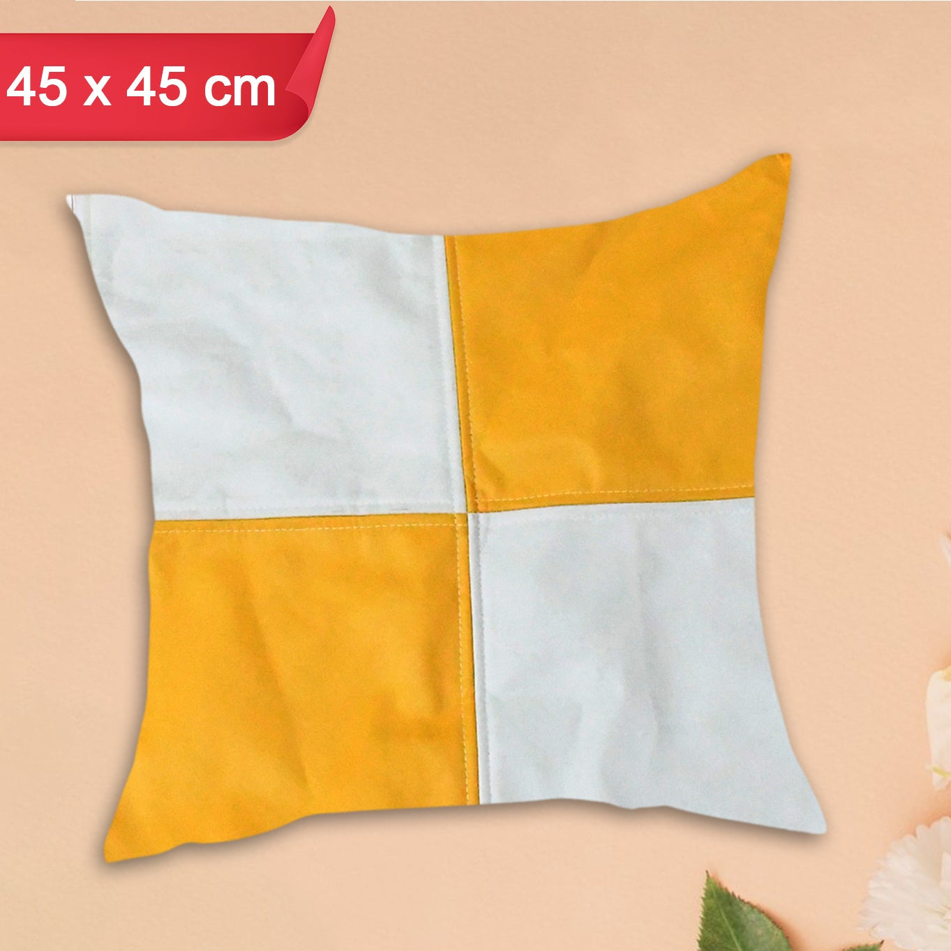 Pillow Covers Couch Pillows Cover Soft Decorative Pillow Covers Pillowcase For Bed Sofa Chair Bedroom Home Farmhouse Decor (45  45 Cm) - Happy Price - Image 1