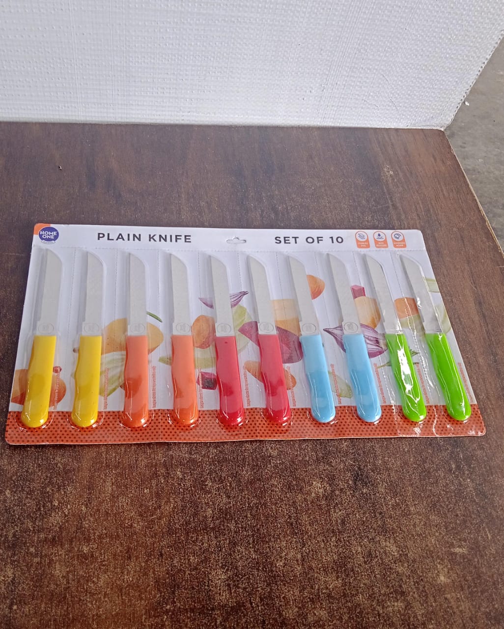 Premium Quality Stainless Steel Handle Plain Knife (10 Pc  1 Set) - Happy Price - Image 7