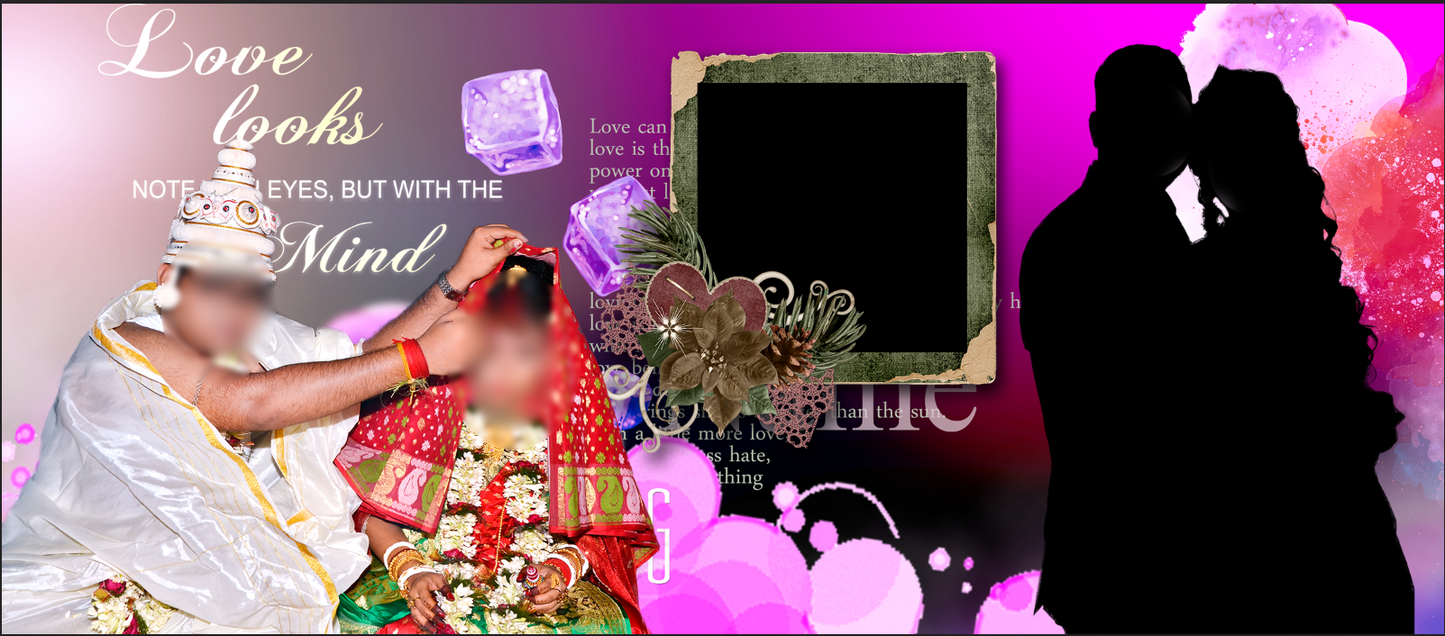 Love Looks With The Mind – Custom Photo Print Ceramic Mug (11oz) - Personalized Anniversary Gift